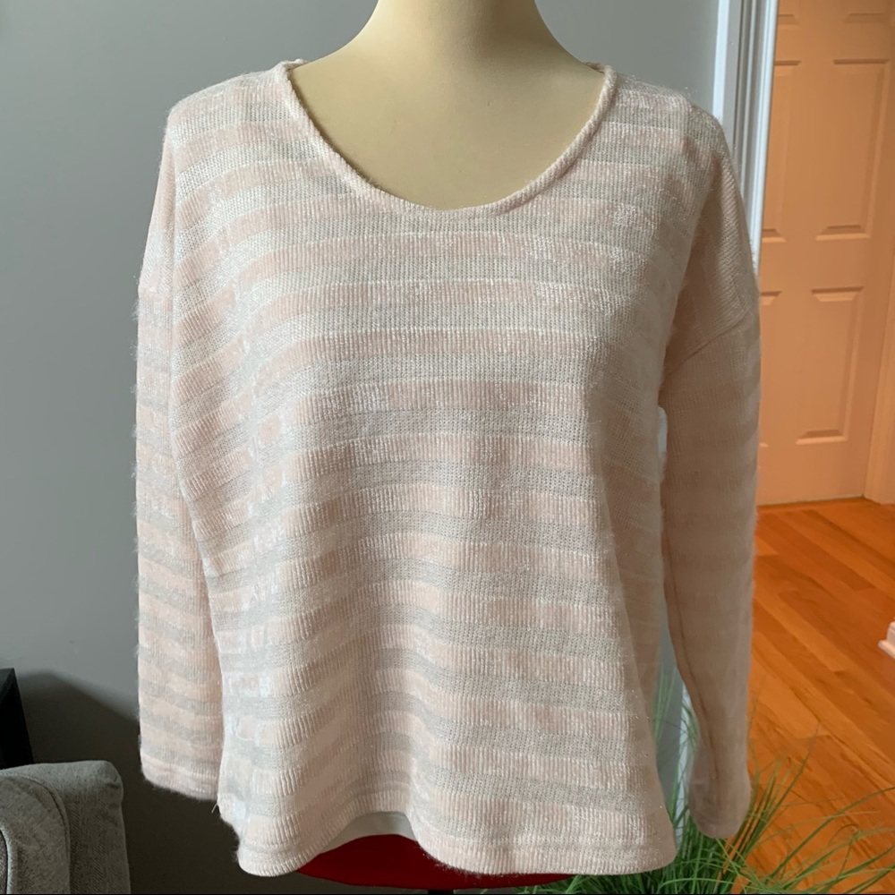 Sadie & Sage Striped Sweater Sz S